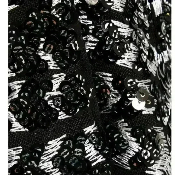 Walter Baker Josette Embellished Mesh Skirt Knee Length Size 6 - Picture 14 of 15